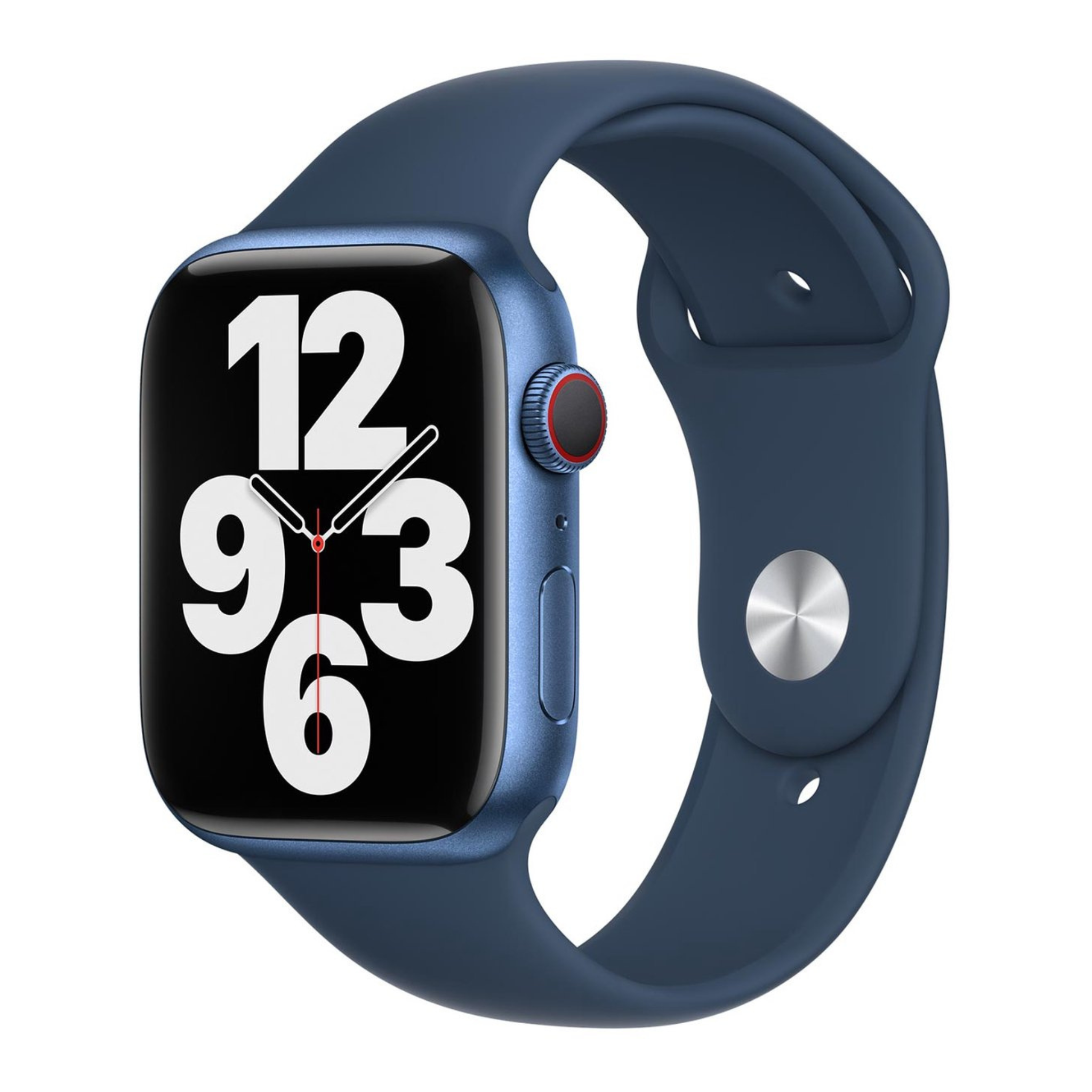 Apple Sport Band voor de Apple Watch Series 1 t/m 11 / SE / Ultra (44/45/46/49 mm) - Abyss Blue