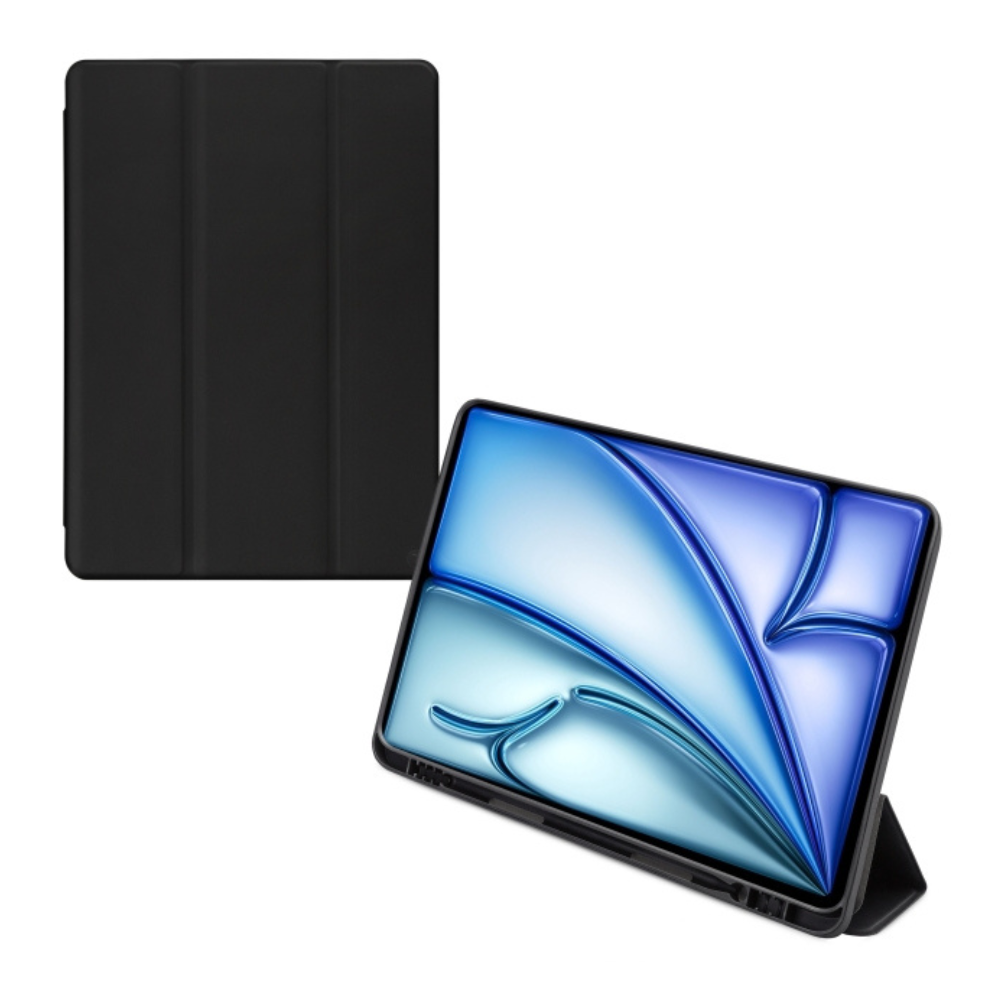 Mobilize Solid Folio Case iPad Air 11 inch (2024) Black