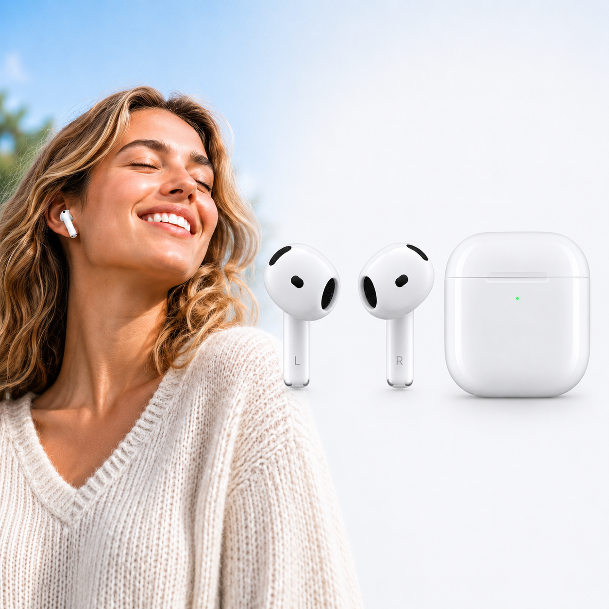 AirPods 4 linkeroortje, rechteroortje of oplaadcase vervangen?