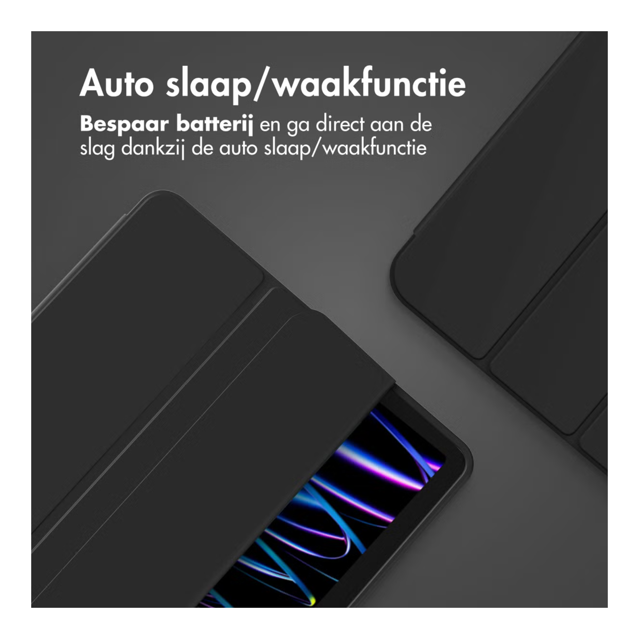 Accezz Smart Silicone Bookcase Apple iPad 11 (2025) 11 inch A16 / iPad 10 (2022) 10.9 inch