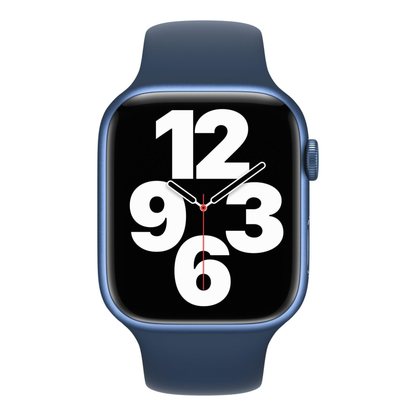 Apple Sport Band voor de Apple Watch Series 1 t/m 11 / SE / Ultra (44/45/46/49 mm) - Abyss Blue