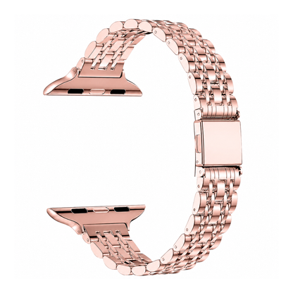 Apple Watch Schakelband van Roestvrij Staal – Verstelbare Luxe Horlogeband