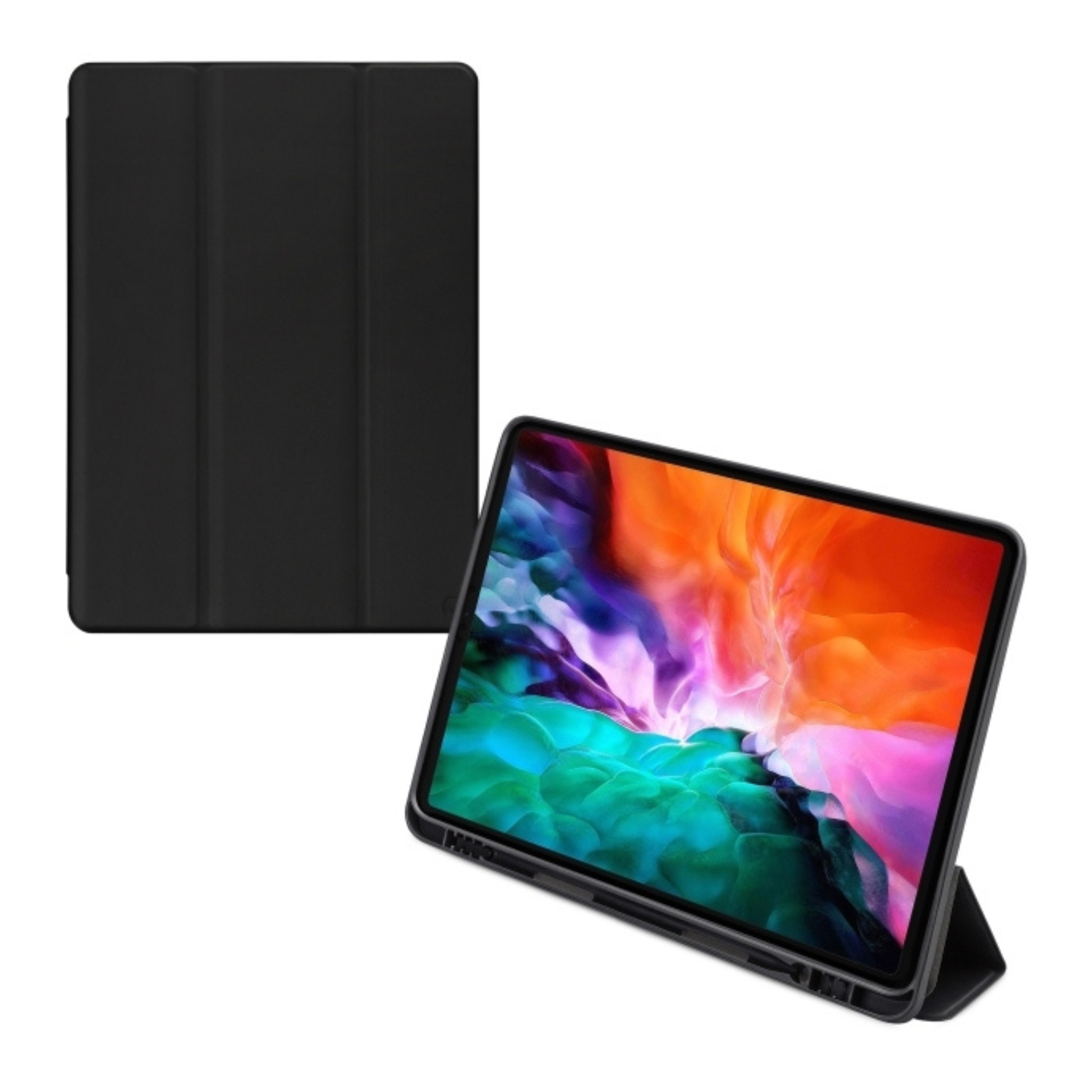 Mobilize Solid Folio Case for iPad Pro 12.9 (2018, 2020, 2021, 2022) Black