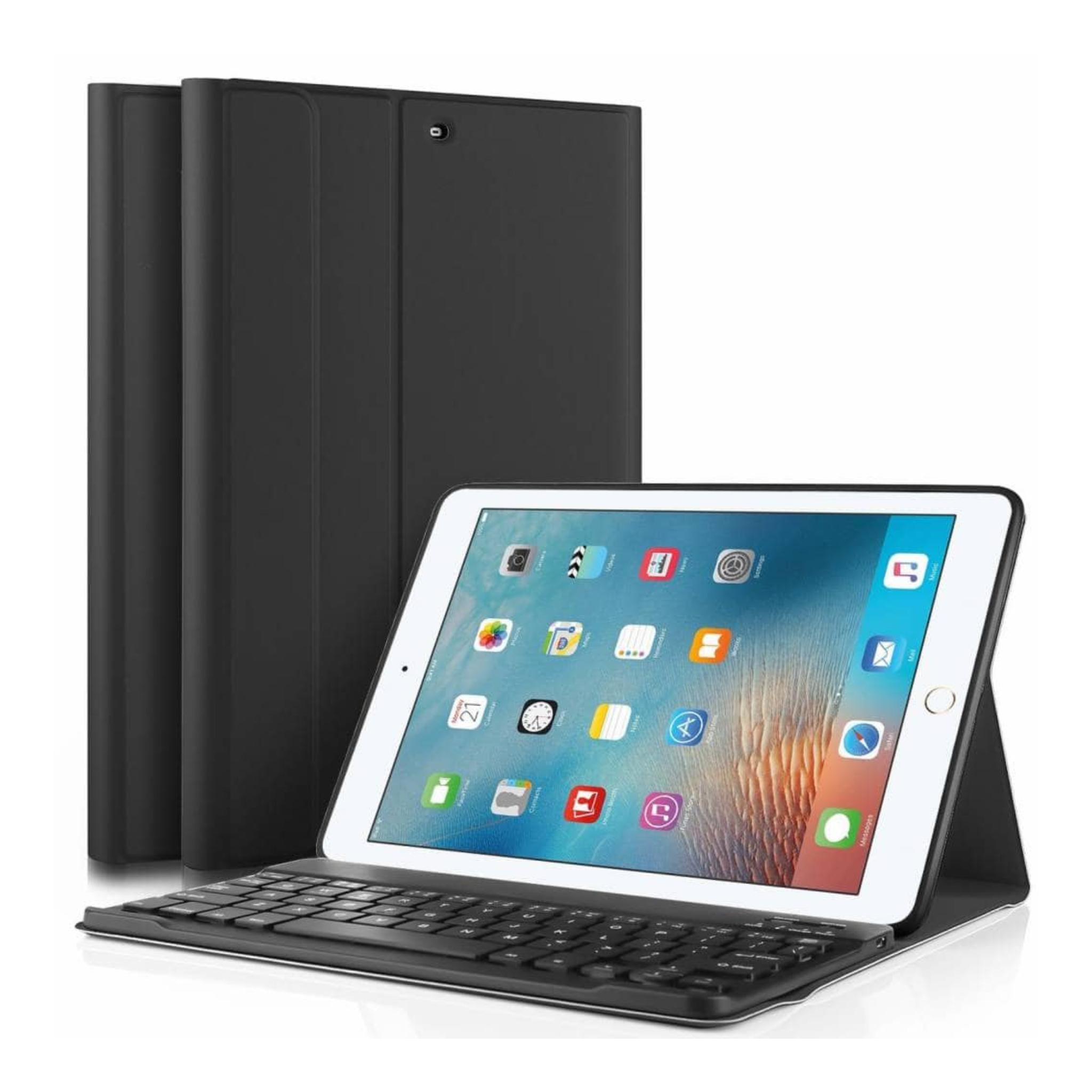 Bluetooth Keyboard Softcase voor iPad 2019, 2020, 2021