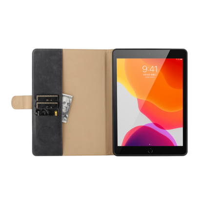 Xssive Premium Bookcase voor iPad 2017, 2018, Air 1, Air 2, Pro 2016